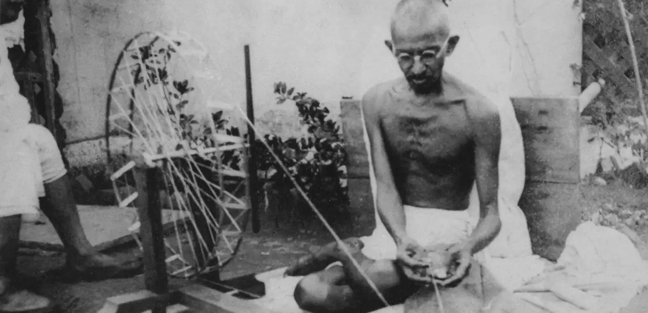 Gandhi and the Spinning Wheel