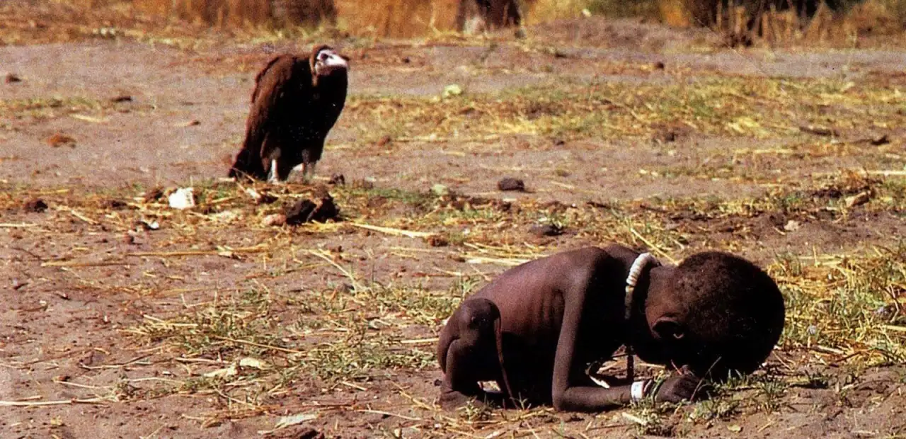 Akbaba ve Küçük Kız (The Vulture and the Little Girl) - Kevin Carter